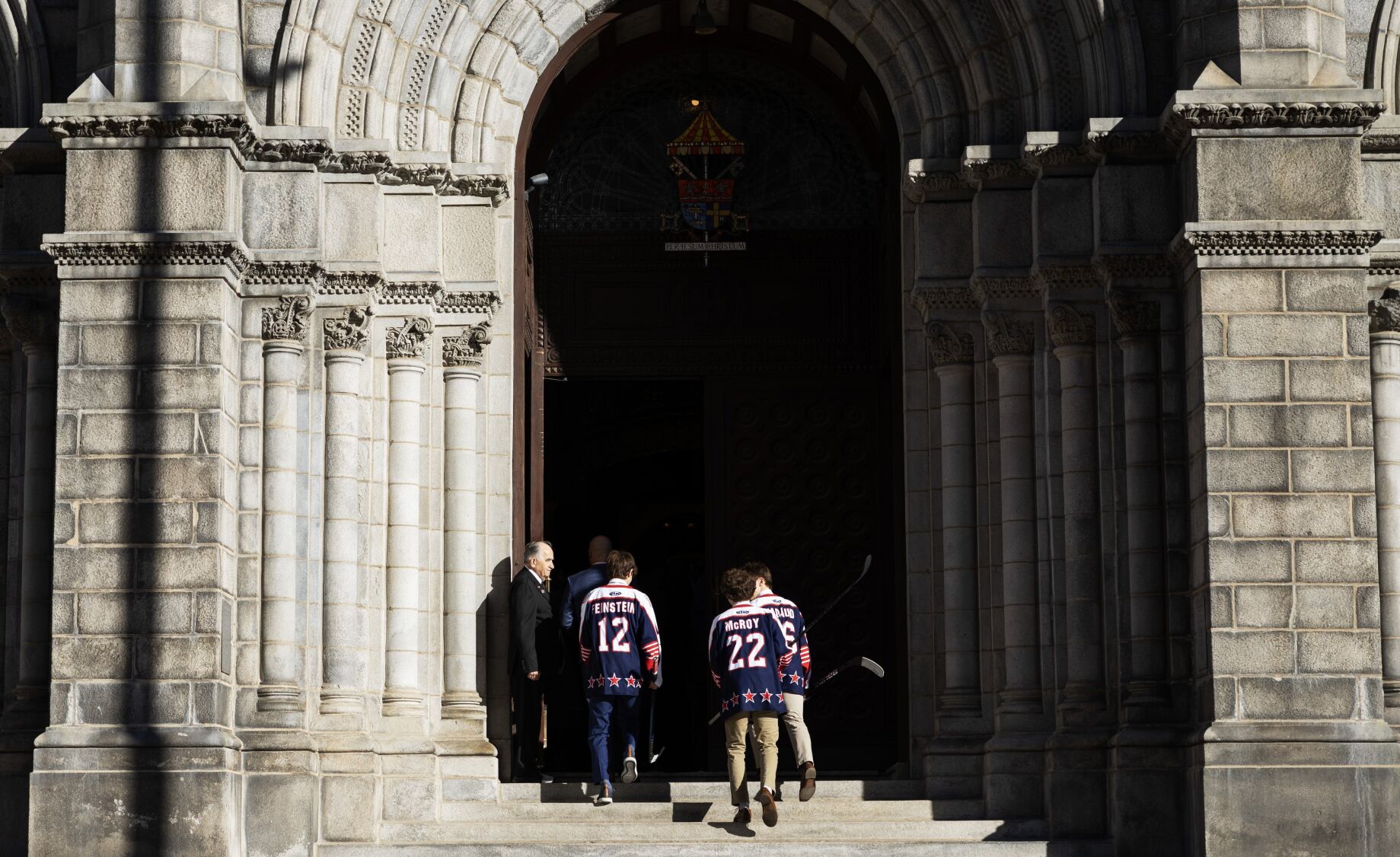 Hundreds gather for Colin Brown's funeral
